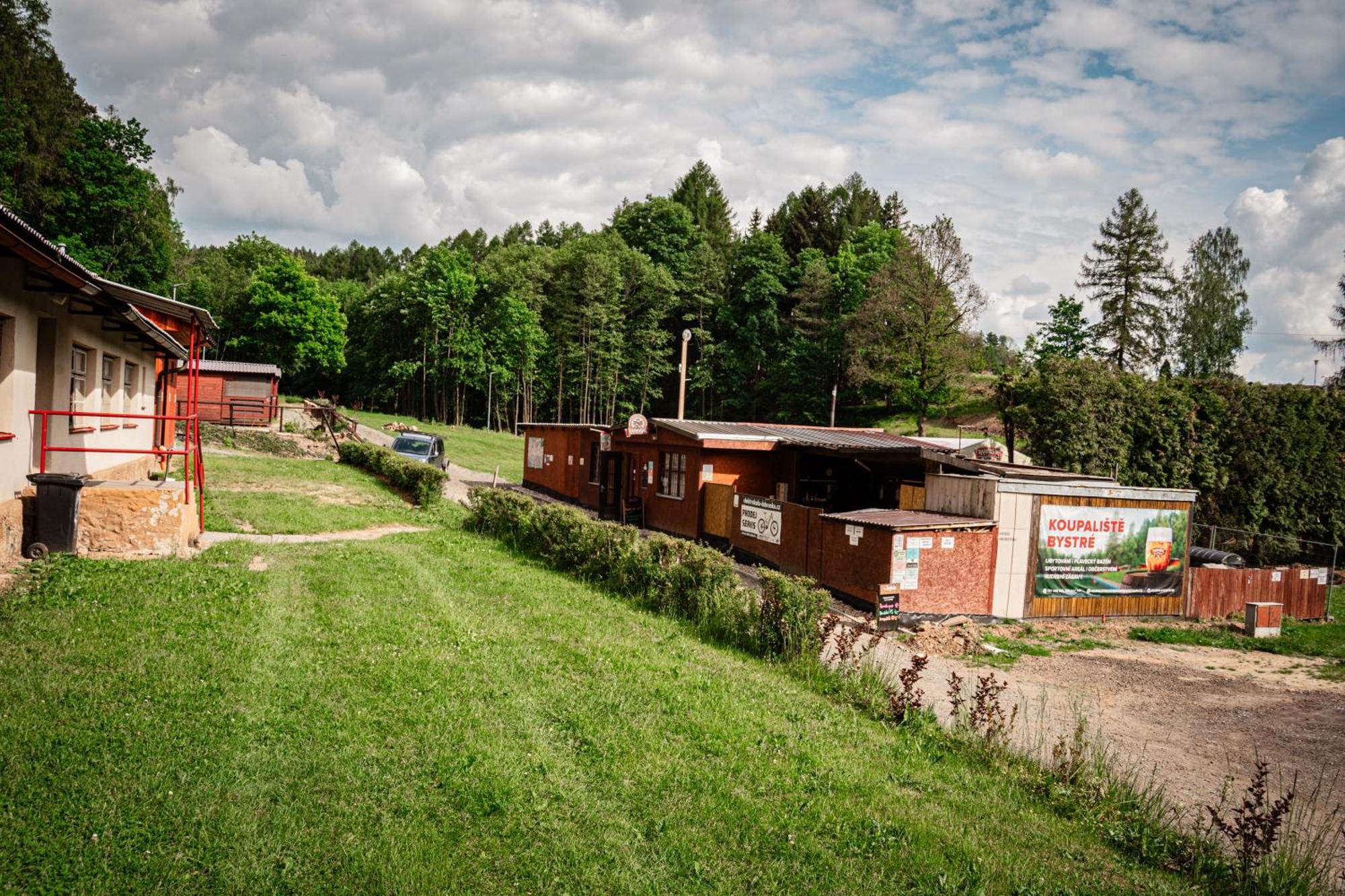 Chatka Agawa V Arealu Koupaliste Bystre V Orlickych Horach Exterior foto